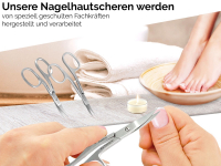 Gebogene Nagelschere und Nagel-Hautschere 2er Set