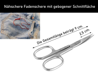 Profi Nhschere Stickschere Stoffschere Fadenschere Schneiderschere 9 cm