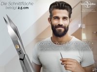 Nagelschere Feine Nagelhautschere aus Edelstahl Mank�re Schere mit Turmspitze - Rostfrei - Hautschere zur Nagelhautpflege Kombi Schere bestens geeignet auch zum k�rzen der N�gel im Etui