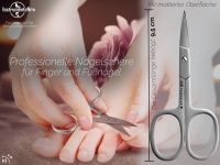 Nagelschere mit Mirkroverzahnung - Schere zum pr�zisen k�rzen von Finger- und Fu�n�gel