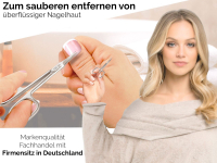 Solingen Nagelhautschere Hautschere  Germany mit scharfer Schnittflche Manikr Schere zum krzen der Nagelhaut