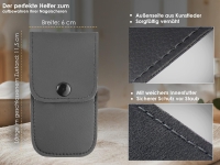 Linksh�nder Nagelschere aus rostfreiem Edelstahl mit Etui