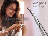 Linksh�nder Nagelhautschere Hautschere aus Solingen  GERMANY Profi Nagelschere mit Etui