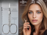 Linksh�nder Nagelhautschere Hautschere aus Solingen  GERMANY Profi Nagelschere mit Etui