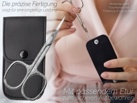 Linksh�nder Nagelhautschere Hautschere aus Solingen  GERMANY Profi Nagelschere mit Etui