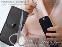 Nagelhautschere  Hautschere Nagelschere 9,5 cm mit gerader extra langer Schnittfl�che