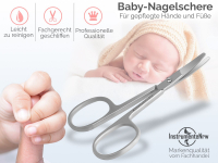 Baby-Nagelschere Kinder Schere mit abgerundeten stumpfen Spitzen fr Sichere Anwendung an Fingerngel und Fungel