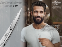 Profi Nagelschere aus Solingen - Premium Qualit�t mit gebogener Schnittfl�che - Extra Scharfe Schneiden inklusive Etui
