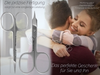 Nagelscheren Set Nagelschere und Nagelhautschere mit feiner Spitze Manik�re Pedik�re Fu�agelscheren Set mit Etui