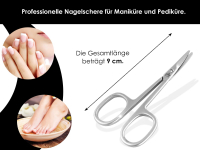 Babynagel Schere Nagelschere Abgerundet aus Edelstahl Rostfrei Kindernagelschere Manikre Pedikre Schere zum krzen von Finger- & Fungel 9 cm