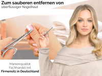 Hautschere Nagelschere Nagelhautschere mit Turmspitze Extra Fein mit gebogener Extra Feiner Schnittflche Manikre Schere aus rostfreiem Edelstahl