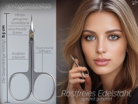 Profi Nagelscheren-Set Nagelschere Nagelhautschere Extra Fein und Scharf Edelstahl Manik�re Nagelknipser Hautschere mit gebogenen Schnittfl�chen f�r Damen und Herren