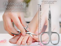 Nagelhautschere Hautschere Manikre Schere 9,5 cm