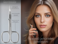 Nagelhautschere Hautschere Manikre Schere 9,5 cm
