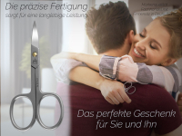 Nagelschere Edelstahl Rostfrei mit Mikroverzahnung 9 cm