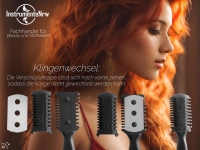 Effilierer aus SOLINGEN 2seitig f�r 2 Haarst�rken