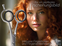 Effilierschere Modellierschere 16 cm Edelstahl Rostfrei Schere mit einseitiger Zahnung