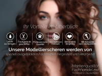 Effilierschere Modellierschere 16 cm Edelstahl Rostfrei Schere mit einseitiger Zahnung