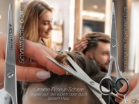 ICE Tempered Haarschere Fris�rschere mit Mikroverzahnung