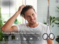 ICE Tempered Haarschere Fris�rschere mit Mikroverzahnung