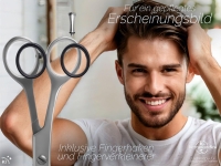 Haarschere f�r Linksh�nder 6 Zoll ICE Tempered Stainless Steel