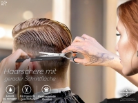 Haarschere Friseurschere Edelstahl Haarschneideschere mit Scharfer Schneide f�r ein perfekten Haarschnitt