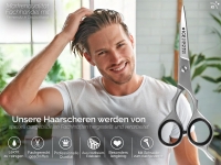 Haarschere Friseurschere Edelstahl Haarschneideschere mit Scharfer Schneide f�r ein perfekten Haarschnitt