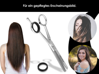 Modellierschere Haarschere mit einseitiger gezahnter Schnittflche aus Rostfreies Edelstahl 15,24 cm