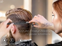 Kazuko Friseurschere Haarschneideschere Haarschere schwarz