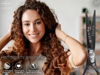 Kazuko Friseurschere Haarschneideschere Haarschere schwarz