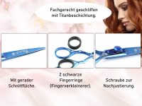 Haarschere Friseurschere 16 cm Titan fr die Haarpflege