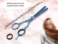 Effilierschere Titan Edelstahl Rostfrei 16 cm