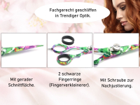 Linkshnder Friseurschere Kazuko FLOWER LEFT Linkshnderschere