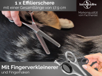 Fellscheren Set Effilierschere und Haarschere 7 Zoll