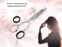 Haarschere Friseurschere mit Mikroverzahnung 6 Zoll 15,24 cm