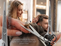 Haarscheren Set 6 Zoll+ Effilierer Solingen ICE-Tempered Stainless Friseurschere