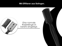 Friseurschere 4.5 Zoll Effilierer Solingen Effilierkamm Friseurschere