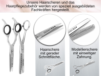 Haarscheren-Set 4-Teilig 7 Zoll + Effilierkamm Solingen + Modellierschere + Kamm