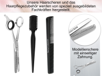 3-Teiliges Haar Pflege Set Effilierschere Modellierschere 6 Zoll + Effilierer Solingen + Kamm