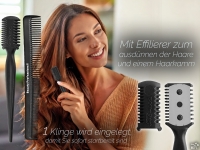 3-Teiliges ERGO Haarscheren Set 5.5 Zoll 13.97 cm mit Mikroverzahnung + Effilierer Solingen + Kamm