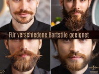 Haarschere Friseurschere Bartschere mit Mikroverzahnung 5 Zoll 12,7 cm Schwarz