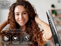 Friseur-Haarschere Mirkoverzahnung 5.5 Zoll 13,97 cm Schwarz Edelstahl