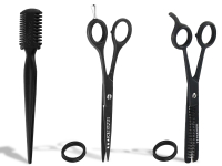 Friseurscheren Set Effilierschere Haarschere 6 Zoll mit Effilierer aus Solingen