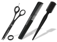Friseurscheren Set  Haarschere mit Haarkamm und Effilierer Solingen