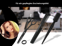 Friseurscheren Set  Haarschere mit Haarkamm und Effilierer Solingen