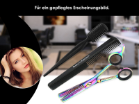Effilier-Haarschere TITAN 5.5 Zoll mit Kamm und Effilierer aus Solingen