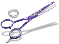 Effilierschere Modellierschere Haarschere mit 1-Zahnung zum ausdünnen und modellieren