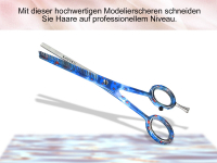 Modellierschere Haarschere mit einseitiger Zahnung zum Ausdnnen der Haare