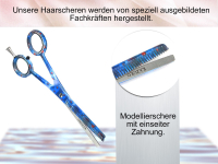 Modellierschere Haarschere mit einseitiger Zahnung zum Ausdnnen der Haare