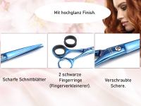 Friseurschere Haarschere Titan Extra Scharf 5,5 Zoll fr Damen und Herren